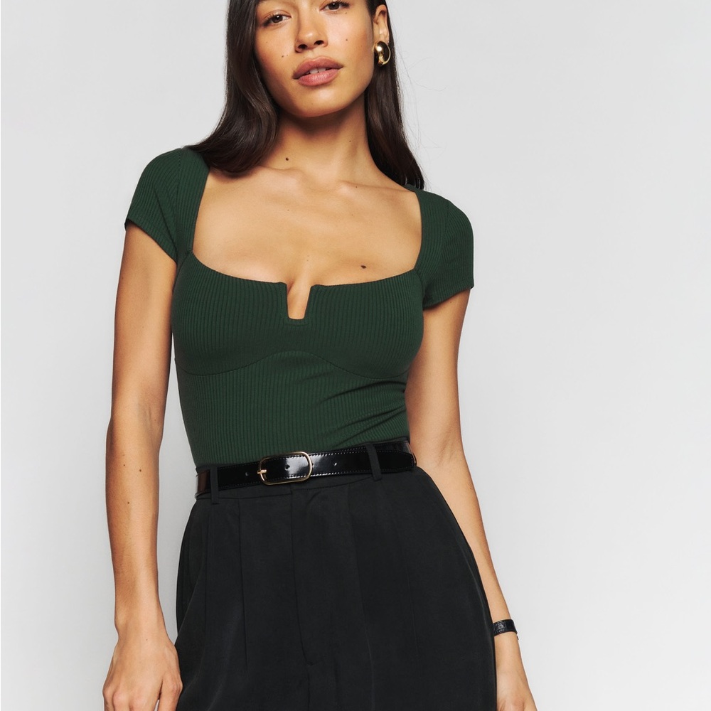 Reformation Emely Knit Top Medium